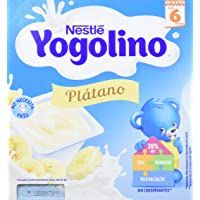 Los mejores  - Nestlé iogolino - Plátano - A Partir de 6 Meses 4 x 100 g - Pack de 3
